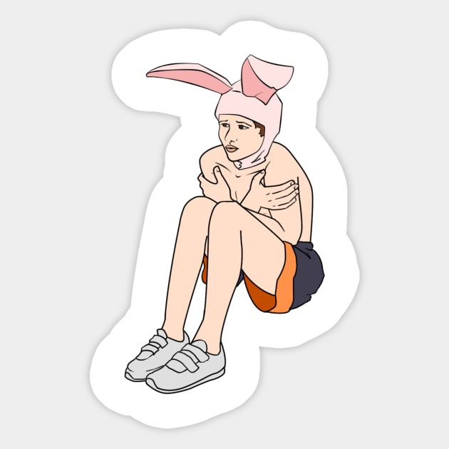 Bunny Boy Sticker by AnaKing